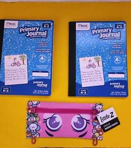 Set- 2 Mead Primary Journal Creative Story Lined Tablets Grades K-2 Free Case - Foto 1 di 17
