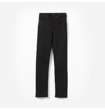 Everlane The Authentic Stretch High Rise Cigarette Jean Black Womens Sz 24