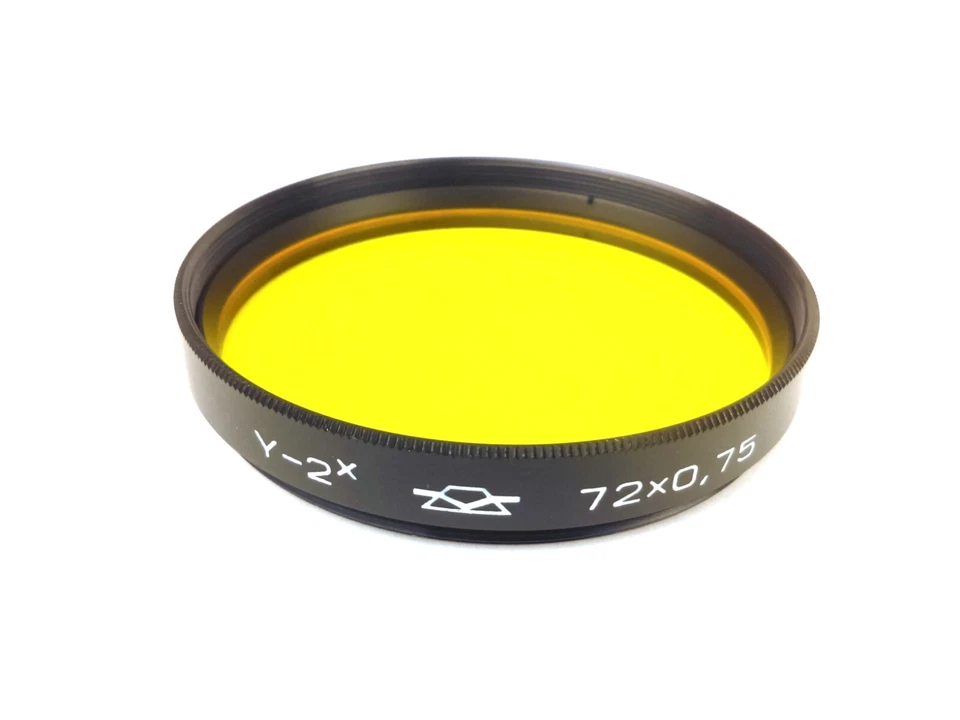 Soviet KMZ Zenit Y-2x Yellow 72mm 72x0.75 Filter - Image 1 of 1