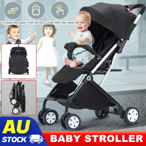Lightweight Foldable Pram for Newborns Compact Travel Stroller for Baby Families - Picture 1 of 12