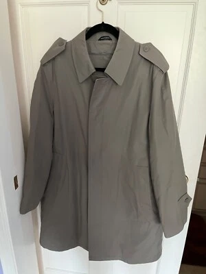 Oleg Cassini Signature Collection Thermolite All Weather Coat  42 Regular Tan - Image 1 of 4