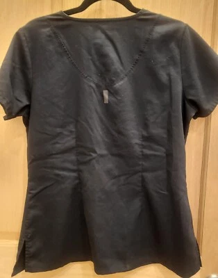 Super Cute Grey’s Anatomy Active  Scrub Top  Women’s  Black Size Medium - Image 1 of 4