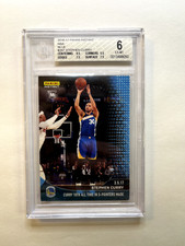 2016-17 PANINI INSTANT BLUE STEPHEN CURRY 3/25 #257 BGS 6 EX-MT