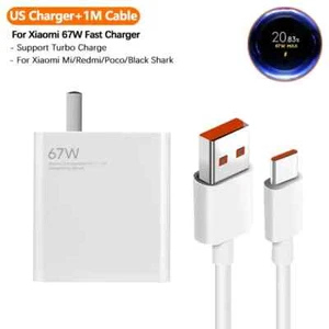 Adaptateur Secteur Chargeur Super Rapide Xiaomi Original 67W avec Câble 1m - Photo 1 sur 6