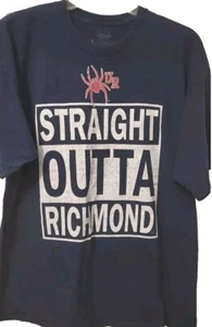 "UR" RICHMOND SPIDERS SHIRT, Mens Xl "Straight Outta Richmond" With Red Spider - Picture 1 of 7