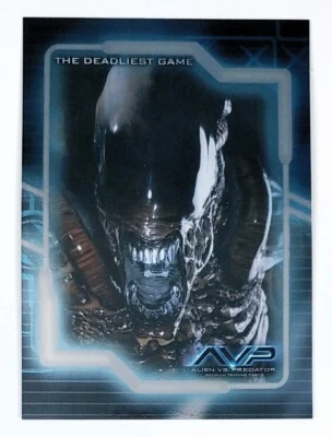 2004 AVP Alien Vs Predator #DG4 We Admire Its Purity Deadliest Game Insert Card! - Image 1 of 4
