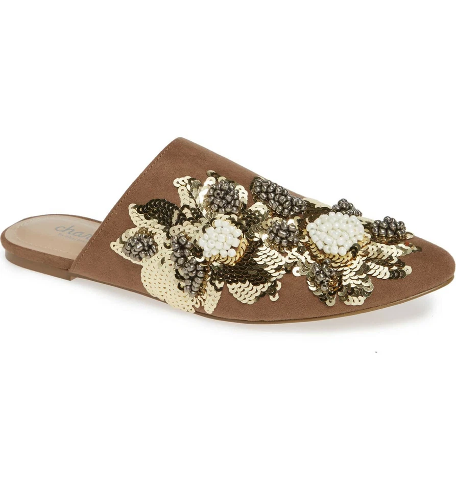 Charles by Charles David Women's Fickle Embellished Mule Taupe 5.5 M - Изображение 1 из 1