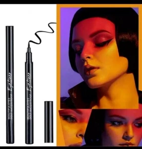 Thin Black Liquid Eyeliner Waterproof Long Lasting Eyeliner Waterproof Anti - Picture 1 of 2