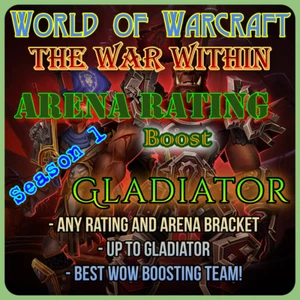 World Of Warcraft The War Within Arena Rating Boost WoW PvP EU/US Service Carry - Imagen 1 de 1