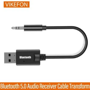 Vikefon Bluetooth 5.0 Cable Receptor Audio Convertir USB Receptor Dongle 3,5 M - Imagen 1 de 24