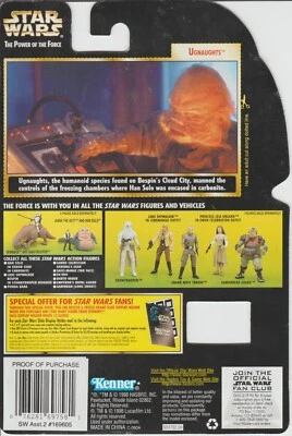 Tarjetero Hasbro Star Wars Ugnaughts POTF2 Freeze Frame SOLO 1998 Foto 1 de 2