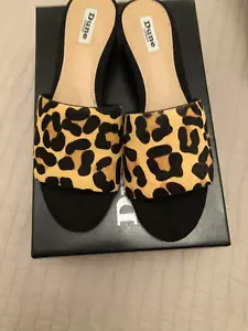 Dune Leopard Mules (Minte) Size 6 BNIB - Picture 1 of 5