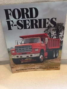 1983 FORD F & FT SERIES 600-8000 HEAVY DUTY TRUCK SHOWROOM BROCHURE "NOS"  - Bild 1 von 6
