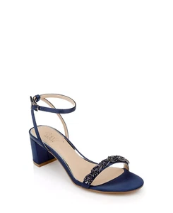 Jewel Badgley Mischka Women’s Danni Ankle Strap Evening Heel MP5301 Size 7 NIB - Picture 1 of 5