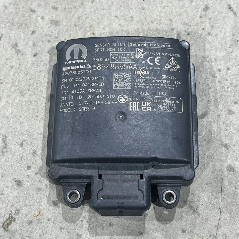 2020-2024 Ram 2500 3500 Tail light Blind Spot Module Sensor LH OR RH 68548895AA - Image 1 of 1