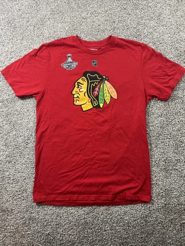 Chicago Blackhawks KANE #88 Hockey NHL Reebok T-Shirt Size Medium Cover