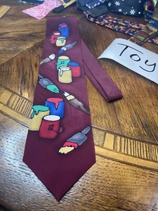 TRAJE DE DISEÑADOR ARTE PINTADO A MANO RIVELLINO CORBATA CALIDAD ENVÍO GRATUITO - Imagen 1 de 4