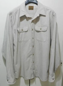 RED HEAD Men’s Oatmeal Chamois Heavy 100% Cotton Flannel Shirt VINTAGE 2XLT Tall - Picture 1 of 9