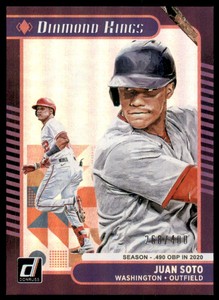 2021 Donruss Season Stat Line #20 Juan Soto DK /400