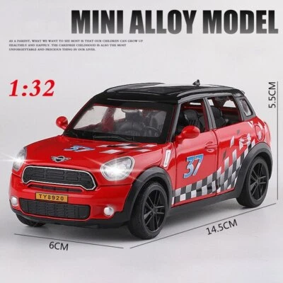 1:32 Countryman Toy Car Diecast Alloy Metal Car Model for MINI Coopers Vehicles - Image 1 of 4