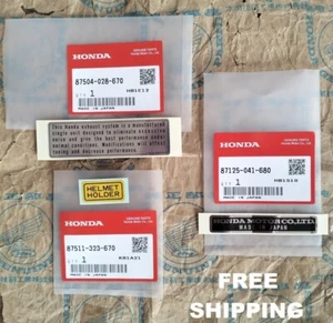 HONDA CB50 CB100 CB125 CB250 CB350 CB400 3PCS. STICKER DECAL SET  FREE SHIPPING - Bild 1 von 5