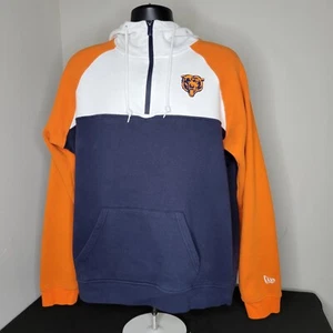 New Era Chicago Bears Blue Orange White Hoodie Team Apparel Sz Large *SEE PICS* - Picture 1 of 9