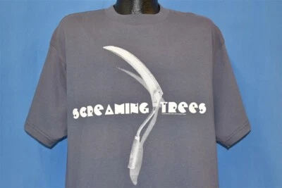 复古 90 年代 SCREAMING TREES DUST 1996 ROCK SCYTHE LOGO PROMO GIANT TULTEX T 恤 XL — 第 1/4 张图片
