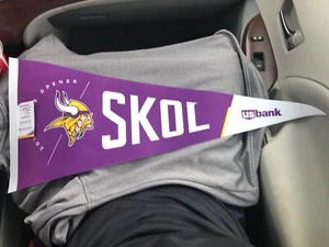 Minnesota Vikings SGA Pennant Home Opener 9/8/19 Stadium Give Away! - Picture 1 of 1