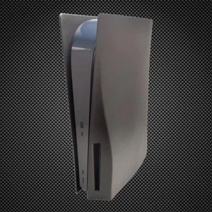 Funda protectora de repuesto para PlayStation PS5 FacePlate negra edición de unidad de disco - Imagen 1 de 3