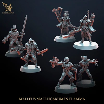 TALES KEEPER Malleus Maleficarum In Flamma 28mm inquisition wargaming