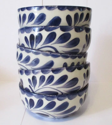 Juego de 5 cuencos de cereal de porcelana Pottery Barn Anfora Puebla Foto 1 de 4