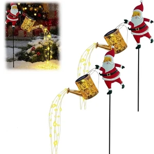 Christmas Solar Kettle Lights Garden Lawn Decorative Lights, Santa Claus Lantern - Picture 1 of 13