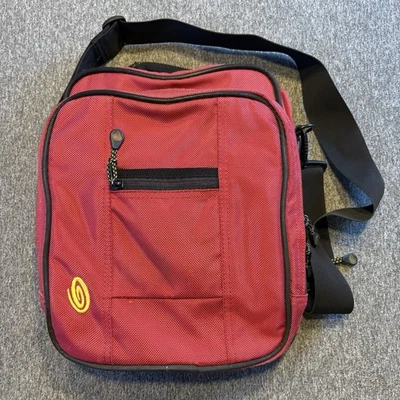 TIMBUK2 Bolsa de Viagem Vertical Messenger Vermelha Acolchoada Alça de Bagagem para Laptop - Imagem 1 de 4