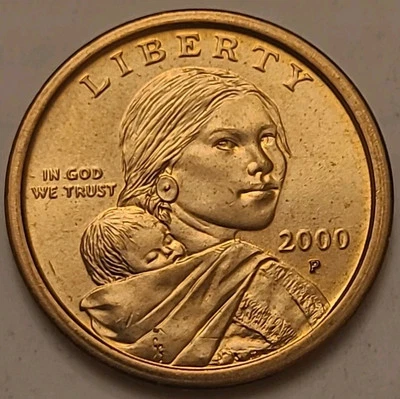 sacagawea dollar 2000  P Error  - Image 1 of 3
