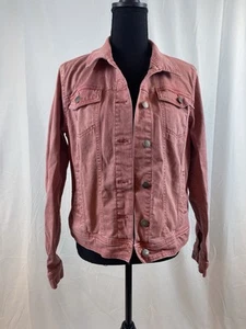 Giacca Freeborn Filo Universale Donna Taglia Media Lavaggio Leggero Rosso Denim - Foto 1 di 10