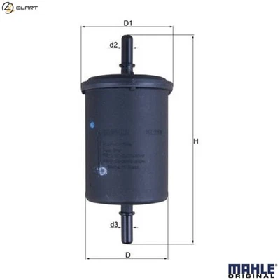 FILTRO COMBUSTIBLE KL 248 PARA GAZ PEUGEOT RANCH/CAJA/CUERPO/MPV 207/207+ RCZ EXPERT/Furgoneta Foto 1 de 4