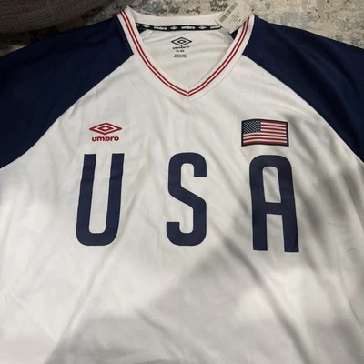 Camiseta Umbro Vintage Adulto XL Blanca Fútbol Fútbol Manga Corta EE. UU. Foto 1 de 4