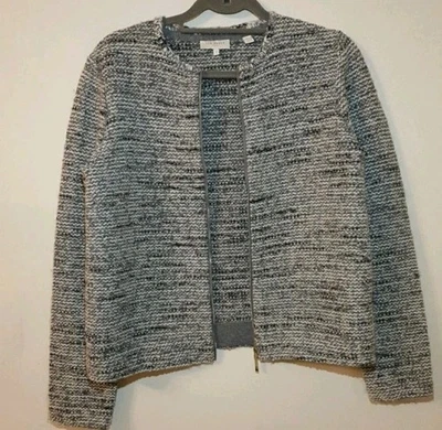 Ted Baker Jacket Size 10 2 Cardigan Zip Knit Long Sleeves Formal Ladies 38 Women - Image 1 of 4