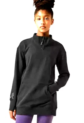Sudadera Chaqueta Athleta Girl XXL Negra Felpa Bolsillo Canguro Nueva con Etiquetas Foto 1 de 4