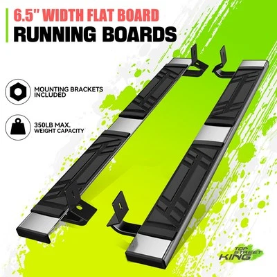 Tabla de correr plana rectangular de 6,5" para Silverado Sierra cabina estándar 14-19 Foto 1 de 4