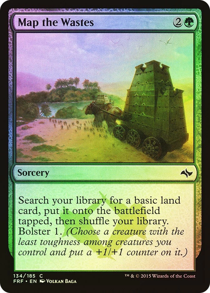 MTG FOIL Map the Wastes  - Fate Reforged #134 - Image 1 of 1