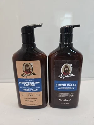 Loción hidratante Dr. Squatch y manos y cuerpo Fresh Falls. 10 fl oz cada uno  Foto 1 de 4