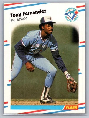 1988 Fleer - Tony Fernandez #109 Toronto Blue Jays MLB Baseball Card - Image 1 of 2
