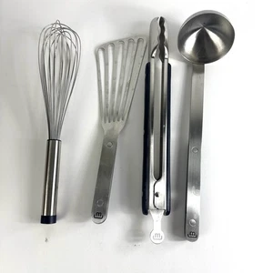 Made In Cookware Kitchen Utensil Set Fish Turner Spatula Tongs Ladle Whisk - Picture 1 of 14
