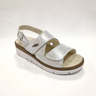 StileDiVita Sandalo Donna con Zeppa Plantare Estraibile Doppia Fascia a Strappo  - Immagine 1 di 4