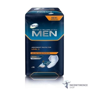 1x TENA Men Absorbent Protector - Level 3 - 800ml (Pack of 16) - Picture 1 of 8