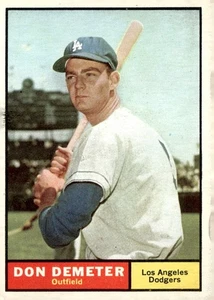 1961 Topps #23 Don Demeter Baseball Card Los Angeles Dodgers Excellent - Picture 1 of 2