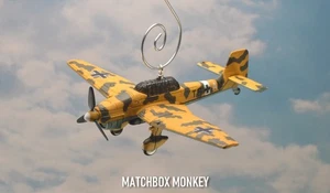 WWII Junker Ju 87-D Stuka Single Prop Christmas Ornament Airplane Plane Aircraft - Picture 1 of 16