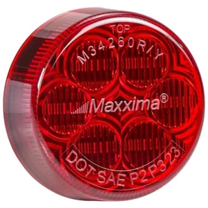 Luz marcadora/liquidación Vantage redonda de 6 pulgadas, LED rojo - Máxima M34260R - Imagen 1 de 4