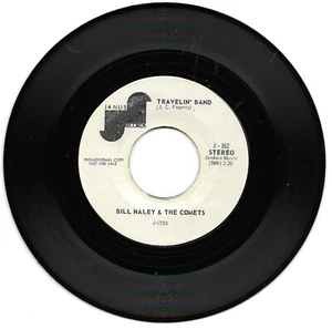 BILL HALEY & THE COMETS-JANUS 162 PROMO ROCKABILLY 45 RPM TRAVELIN' BAND M- - Imagen 1 de 1